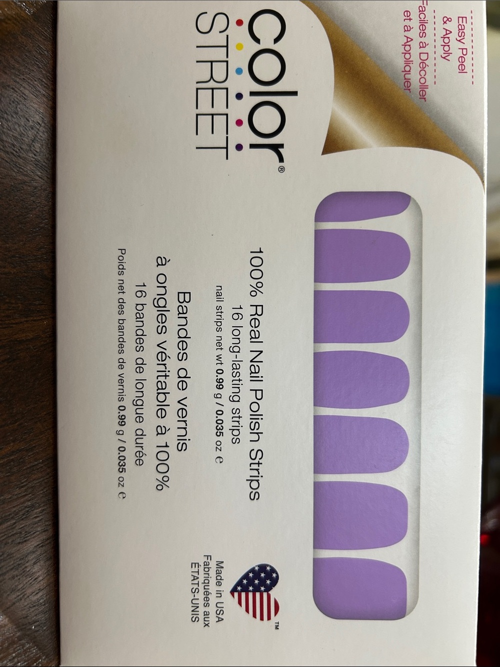 Color Street For Sure! Lavender Purple Nail Polish Strips